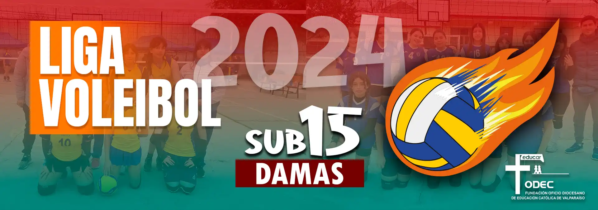 Exitosa Primera Fecha de la Liga de Voleibol Fundación ODEC en Categoría Sub 15 Damas